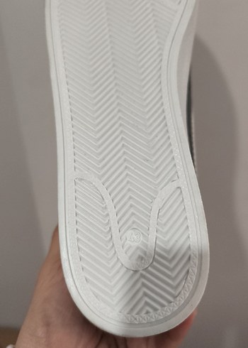 Siyah Beyaz Spor Ayakkabı - Görsel 7