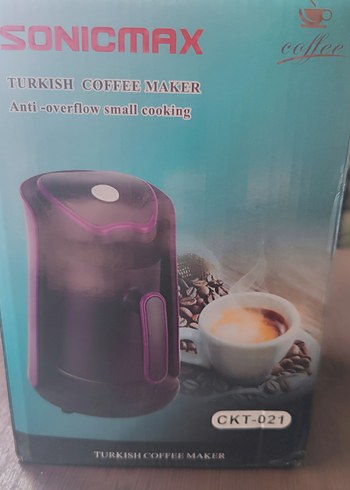 Karaca Kırmızı Sonicmax Türk Kahvesi Makinesi 4 fincan kahve yapar
