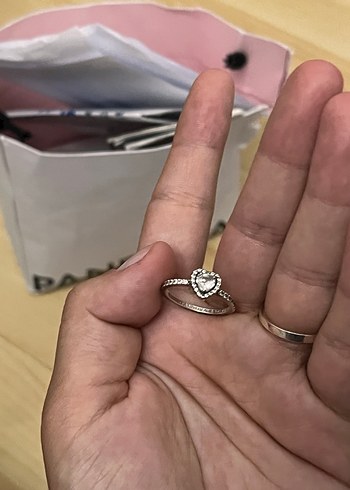 Pandora Pandora asil Kalp Yüzük 52 no