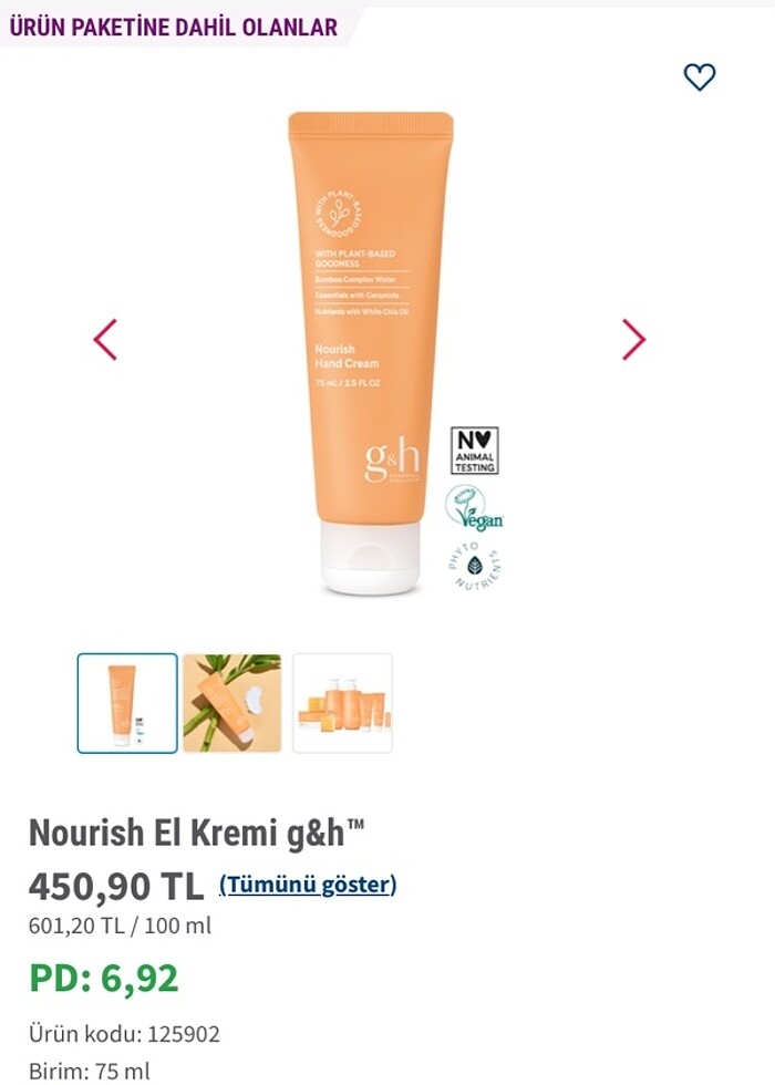 Amway nourish hand cream - Görsel 3