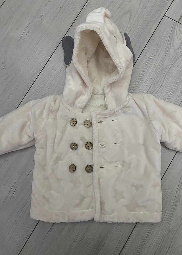 Yeni doğan Bebek polar mont 62cm - Görsel 3