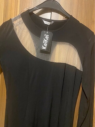 Keikei 40 beden uzun  abiye sırt dekolte - Görsel 2