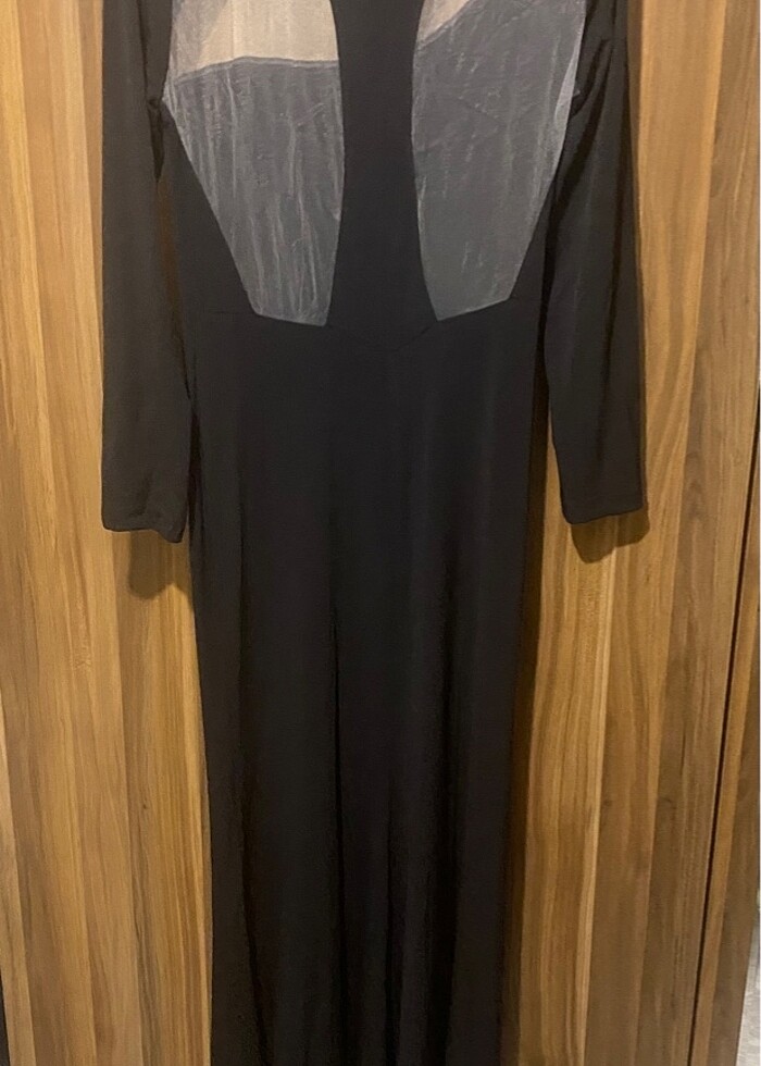 Keikei 40 beden uzun  abiye sırt dekolte - Görsel 4