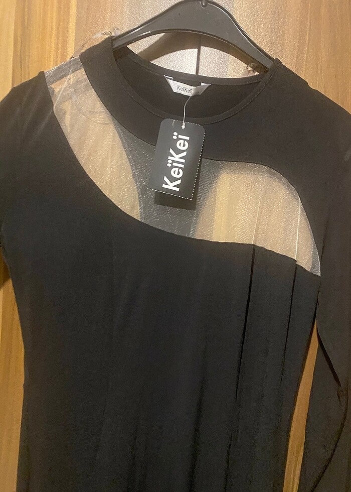 Keikei 40 beden uzun  abiye sırt dekolte - Görsel 2