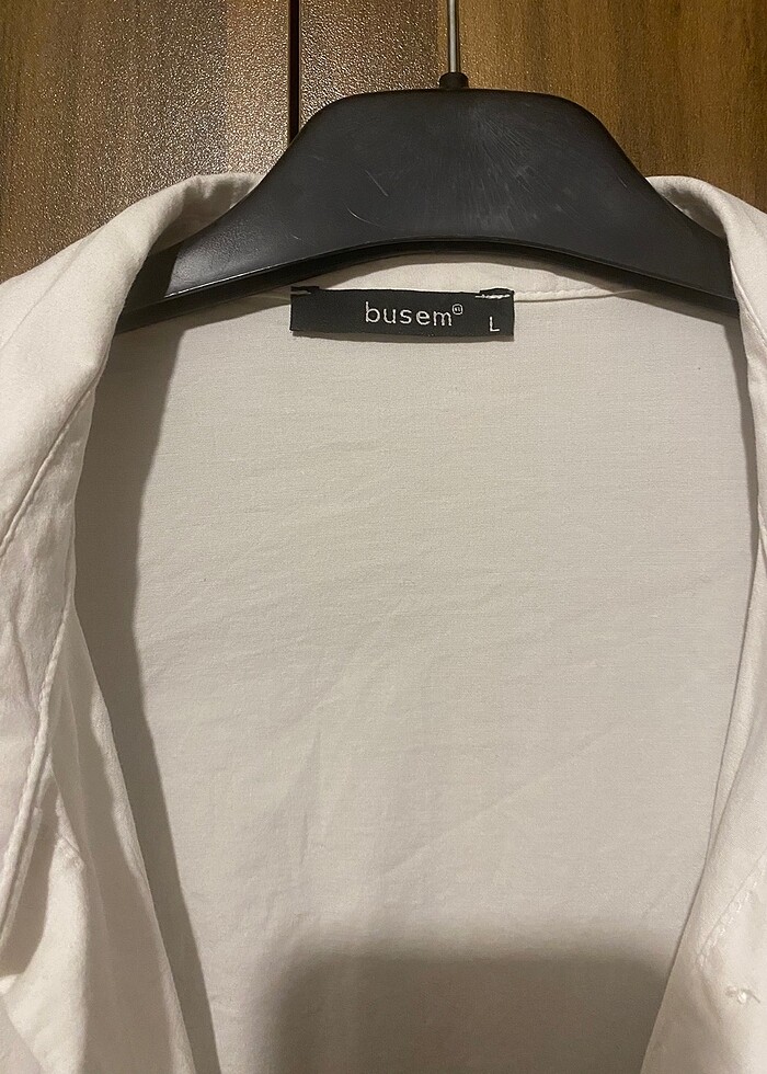 Busem marka oversize L beden arka ön baskılı gömlek - Görsel 3