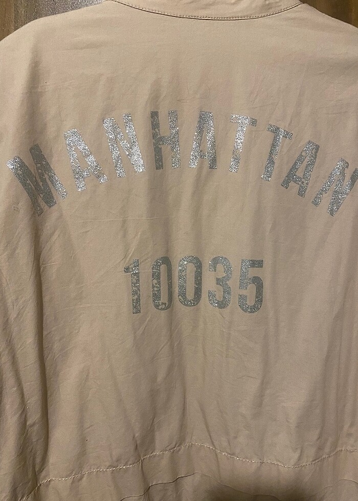 Stradivarius trenckot l beden pudra rengi - Görsel 3