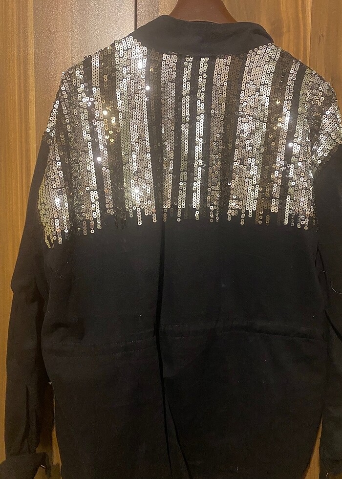 Pullu trenckot m beden oversize kalıp 38/40/42/44 beden uyumlu - Görsel 3