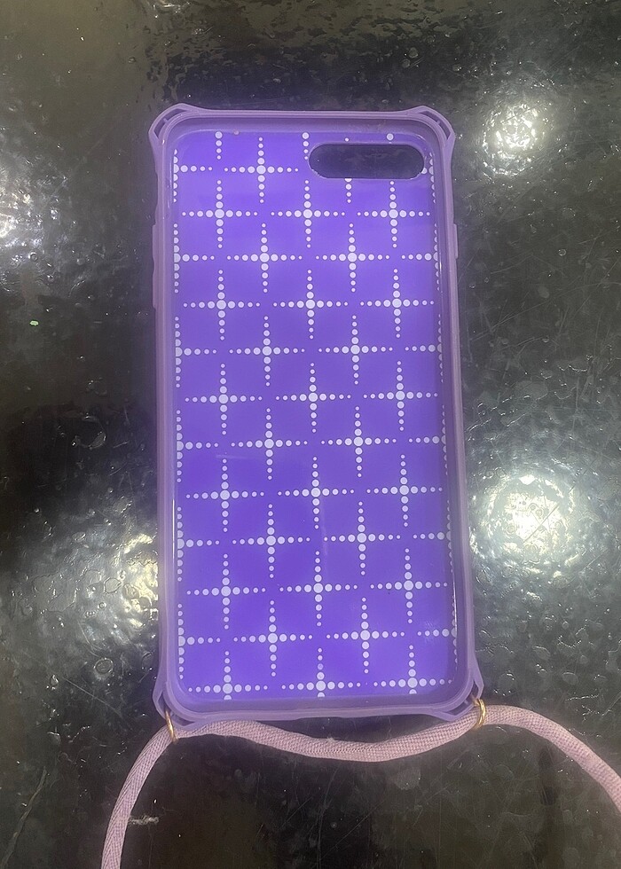 7 plus kılıf askılı mor - Görsel 3