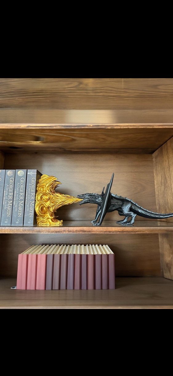Ejderha Figürlü Kitap Desteği - Görsel 2