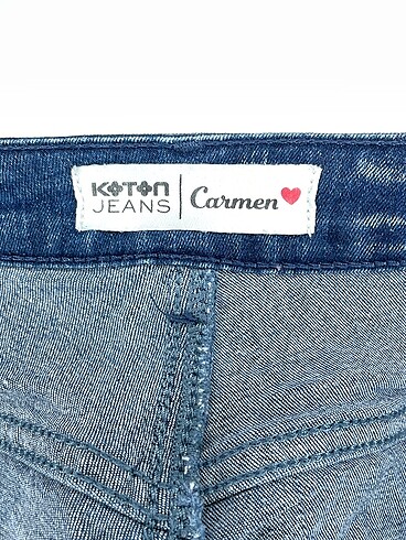 32 Beden mavi Renk Koton Jean / Kot %70 İndirimli.