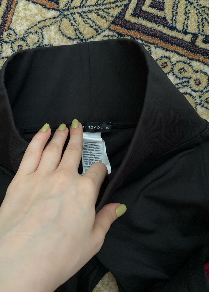 Trendyol dalgıç kumaş tayt - Görsel 3