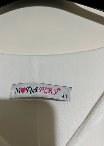 Beyaz Uzun Bohem Keten Elbise - Görsel 4