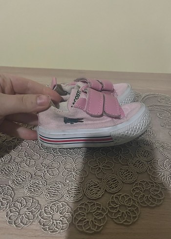 Kız Çocuk Pembe Cırtlı Spor Ayakkabı - Görsel 2