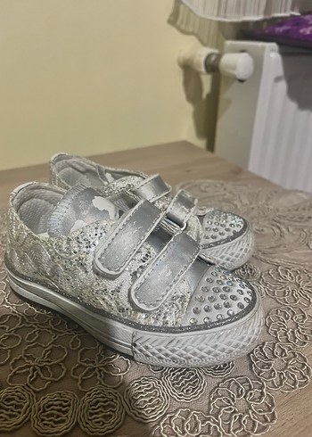 Gri Yılan Desenli Kız Spor Ayakkabı - Görsel 2