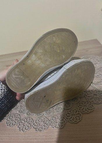 Gri Yılan Desenli Kız Spor Ayakkabı - Görsel 4