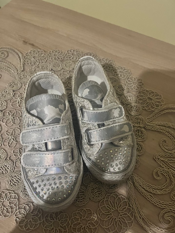 Gri Yılan Desenli Kız Spor Ayakkabı - Görsel 3