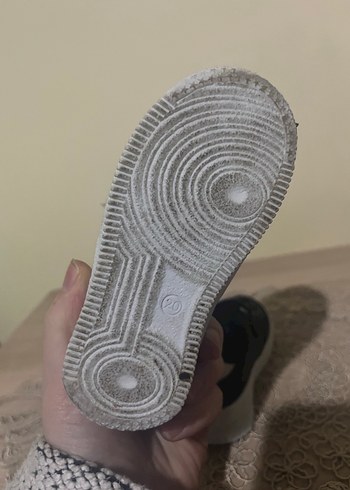 Erkek Çocuk Siyah Cırtlı Spor Ayakkabı - Görsel 4