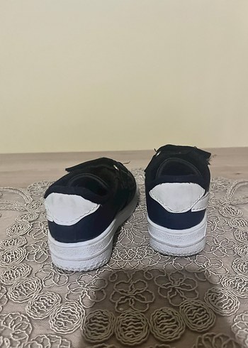 Erkek Çocuk Siyah Cırtlı Spor Ayakkabı - Görsel 3