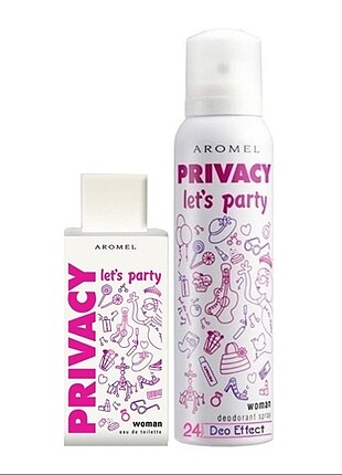  Beden Renk Privacy Lets Party Kadın Parfüm Seti. 