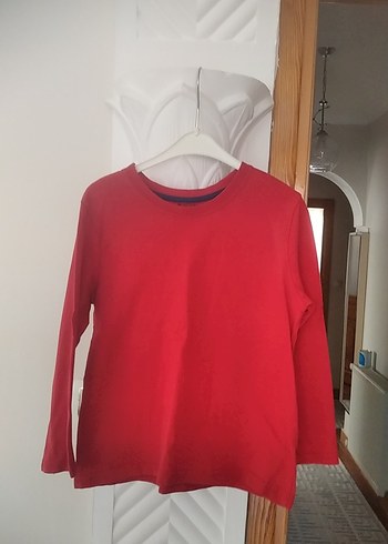 Kırmızı Erkek Çocuk Sweatshirt