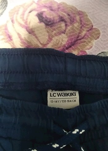 LC Waikiki Lacivert Baskılı Erkek Çocuk Şort