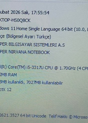 Casper nirvana i5 Laptop - Görsel 2