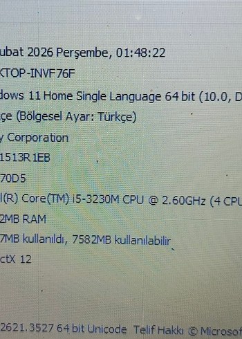 Sony vaio Dizüstü laptop Bilgisayar - Görsel 4