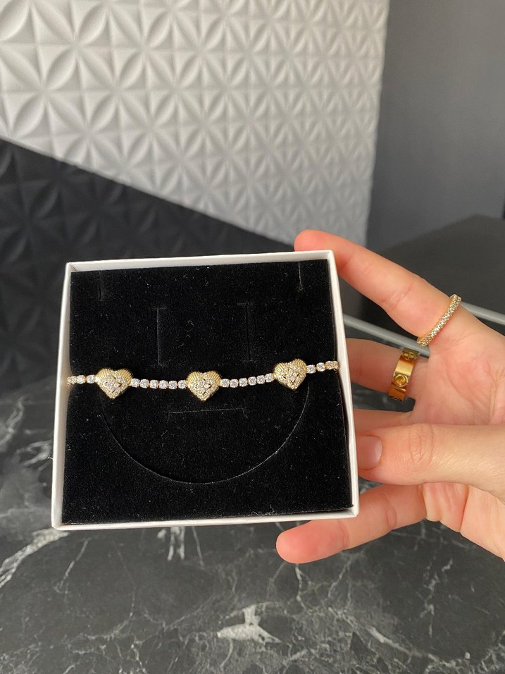 İnce Zincir Detaylı Çok Renkli Kadın Bileklik - Görsel 4