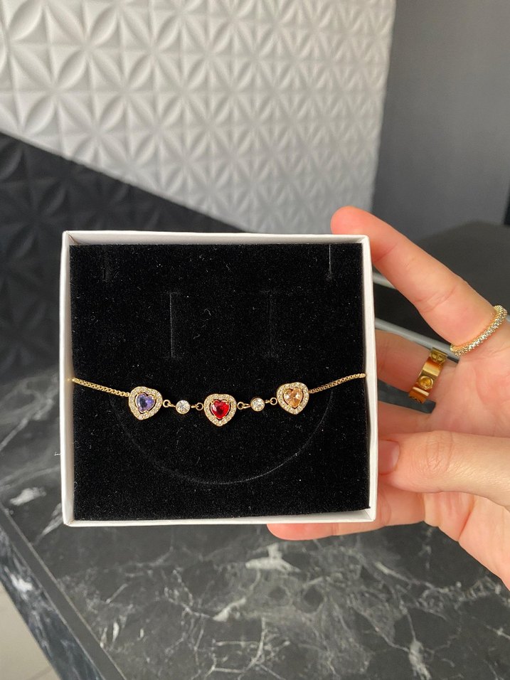 İnce Zincir Detaylı Çok Renkli Kadın Bileklik - Görsel 5