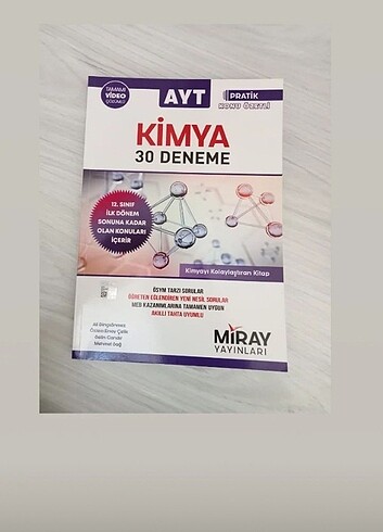 Miray ayt kimya deneme