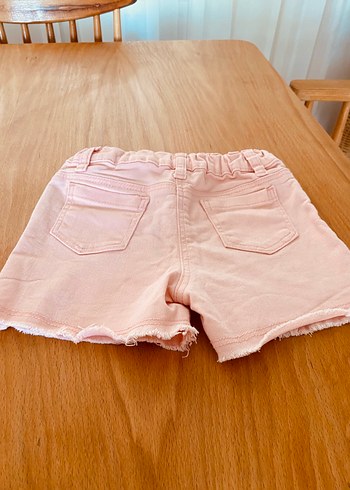 LC Waikiki Kız Çocuk Pembe Denim Volanlı Şort