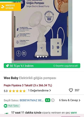  Beden Renk ELEKTRİKLİ GÖĞÜS POMPASI 