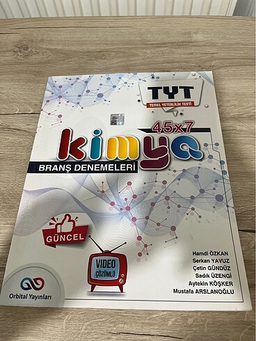 ORBİTAL TYT KİMYA DENEME