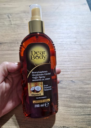 Dear Body Hindistan Cevizi Yağlı Bronzlaştırıcı Sprey 200ml - Görsel 2