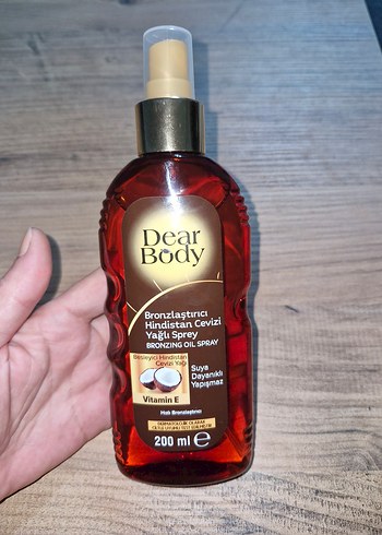Dear Body Hindistan Cevizi Yağlı Bronzlaştırıcı Sprey 200ml - Görsel 4