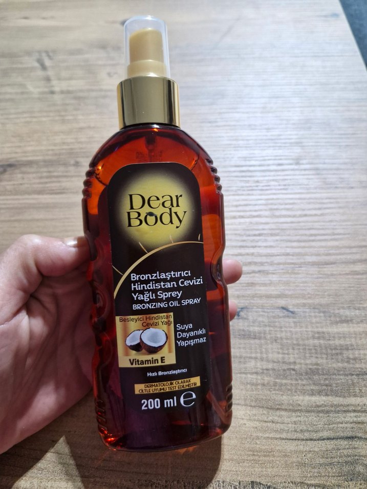 Dear Body Hindistan Cevizi Yağlı Bronzlaştırıcı Sprey 200ml - Görsel 2