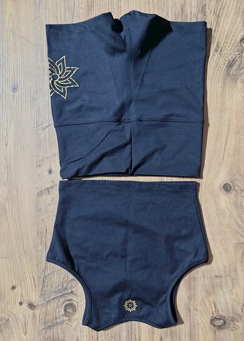 Kadın siyah Kısa Spor Takım - Görsel 8