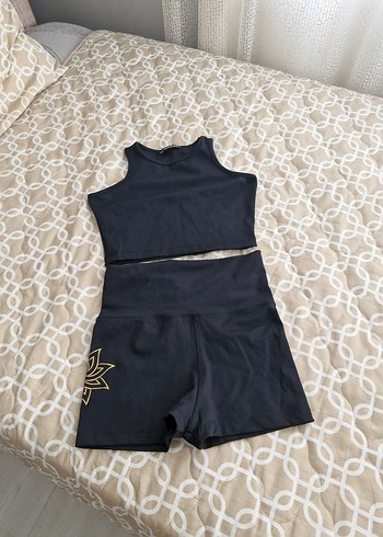Kadın siyah Kısa Spor Takım - Görsel 16
