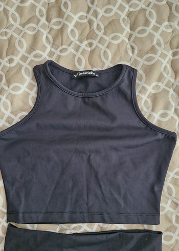 Kadın siyah Kısa Spor Takım - Görsel 17