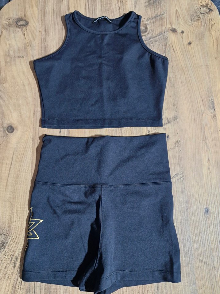 Kadın siyah Kısa Spor Takım - Görsel 2