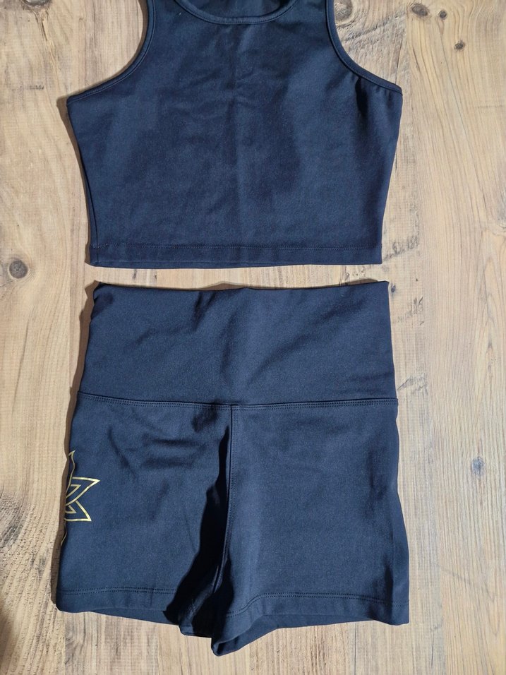 Kadın siyah Kısa Spor Takım - Görsel 4