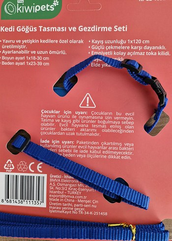 kedi gögüs tasması - Görsel 3