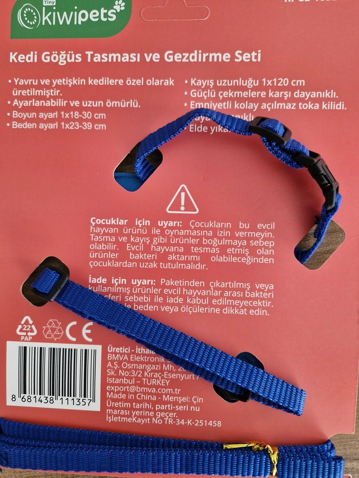 kedi gögüs tasması - Görsel 3