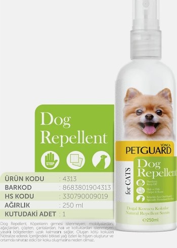 Petguard Köpek Kovucu Sprey 250 ml
