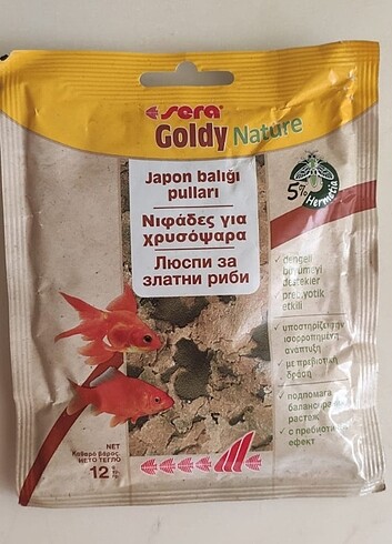 Japon balığı yemi