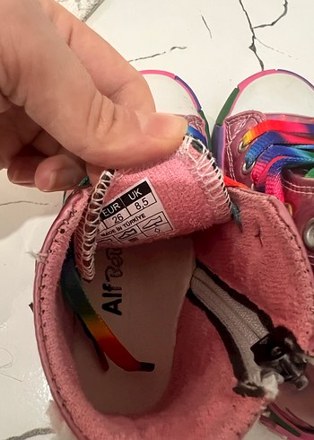 Pembe Bağcıklı Kız Çocuk Spor Ayakkabı - Görsel 6