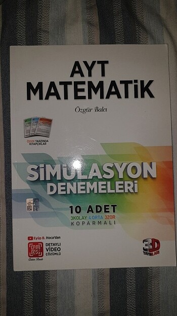 3D Ayt Matematik Deneme 