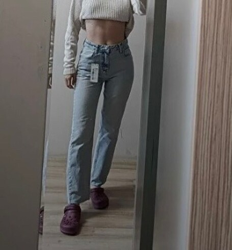 Trendyol & Milla Milla Açık Mavi Yüksek Bek Jeans