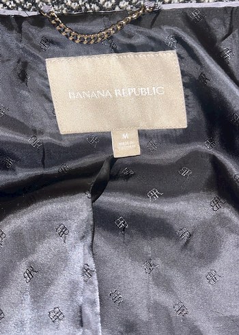 Düğmeli Gri Yün Kaban - Görsel 2