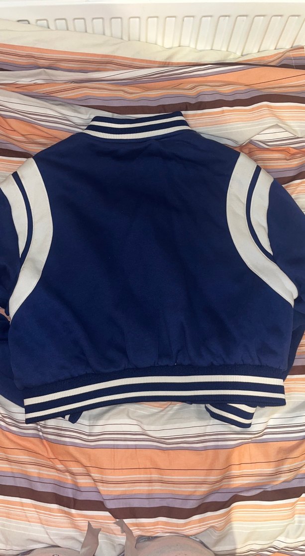 Mavi Baskılı Kadın kolej Ceket - Görsel 2